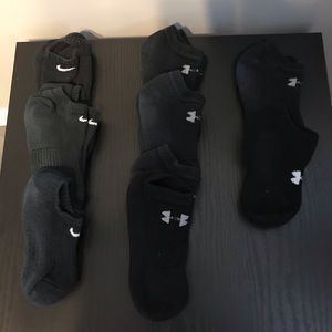Kids Nike/ Under Armour No show sock bundle